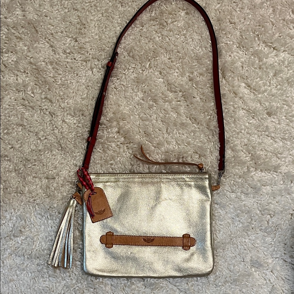 Consuela Metallic Gold Downtown Crossbody